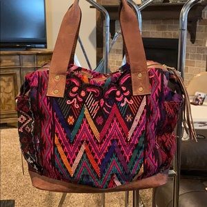 Handmade leather CDB from Guatemala